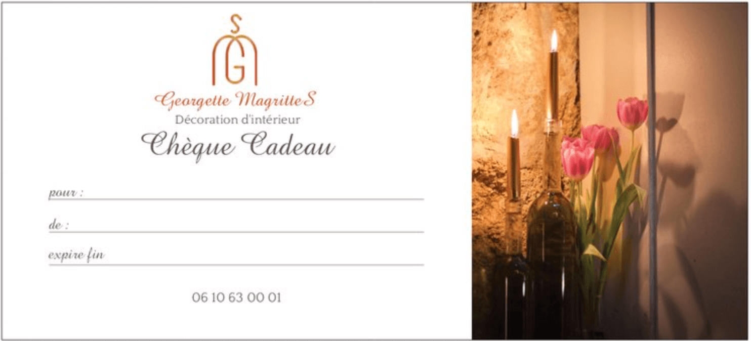 Chèque-cadeau pour décoration d'intérieur en Entre-deux-Mers: Quinsac, Carignan-de-Bordeaux, Créon, Lignan, Fargues-Saint-Hilaire, etc.